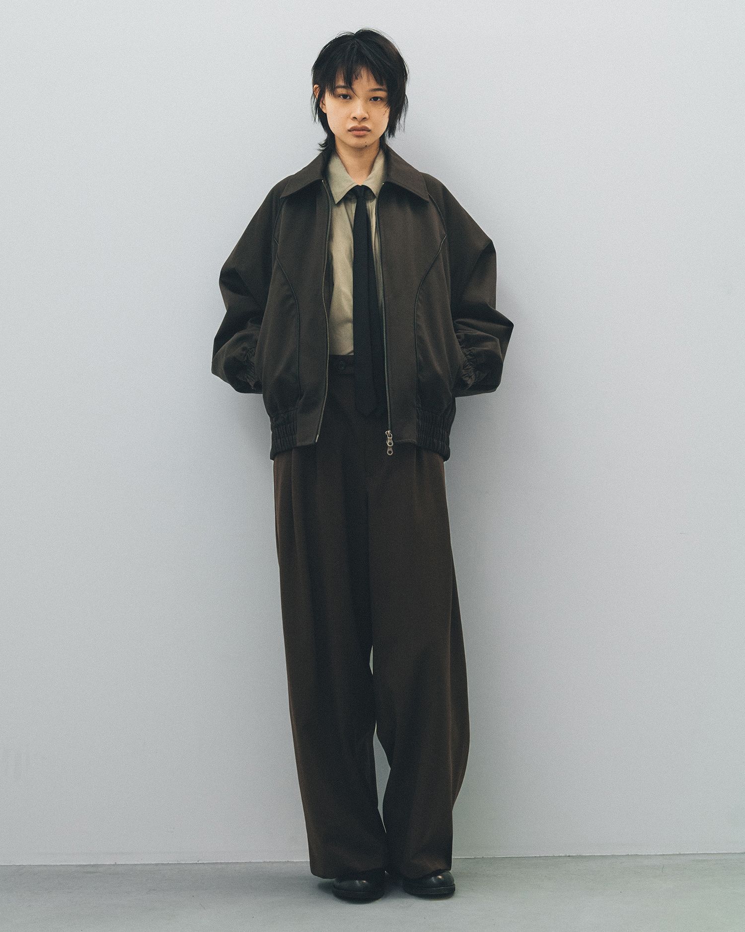 LINED PADDED JACKET（BLACK）