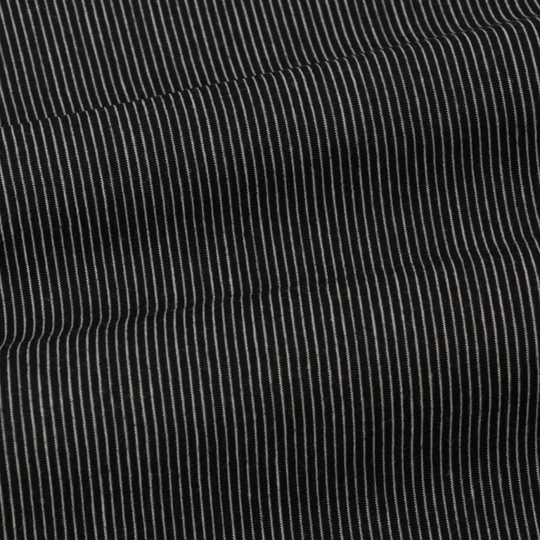 32G Wool Stripe SS Tee（BLACK）