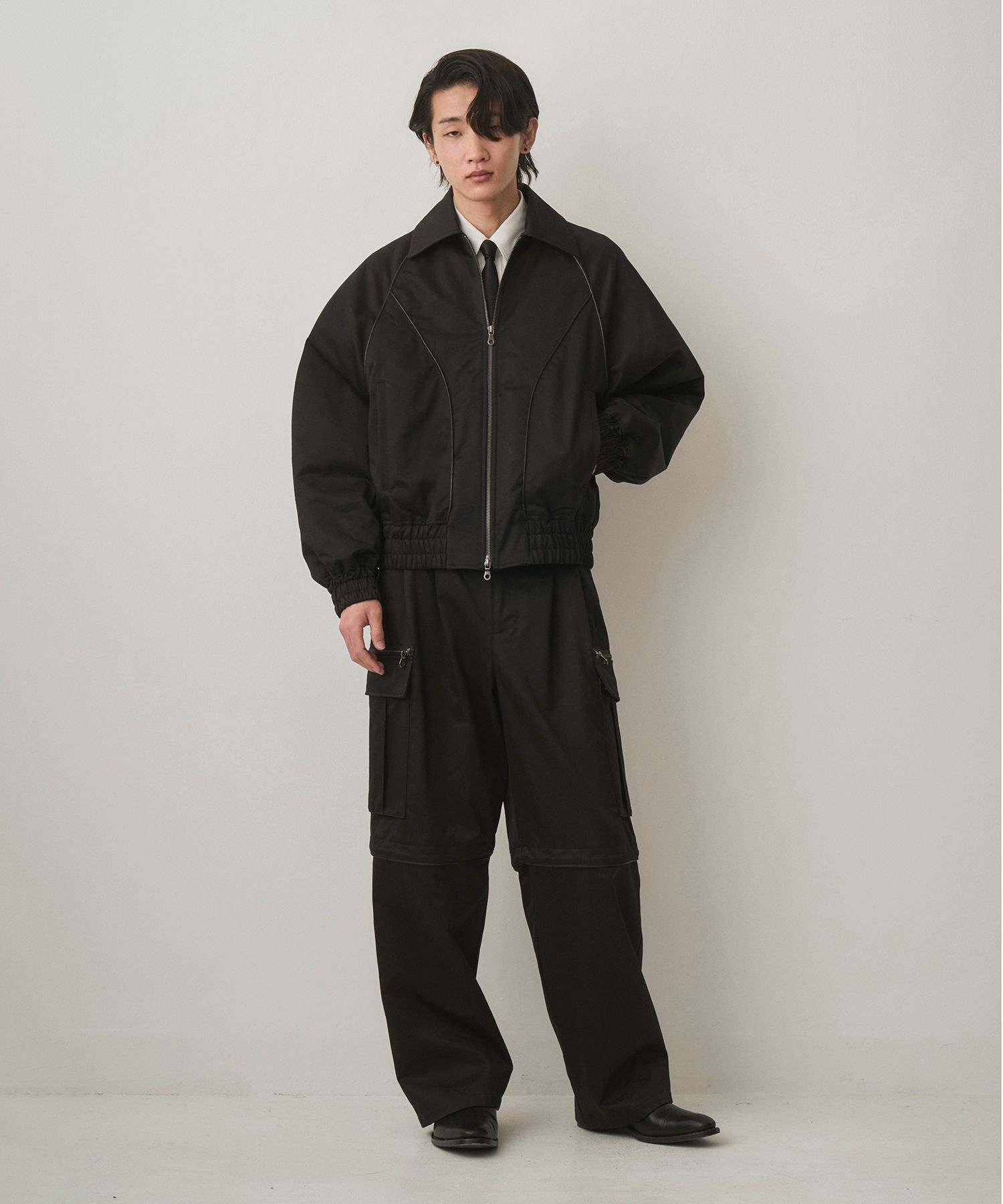 LINED PADDED JACKET（BLACK）