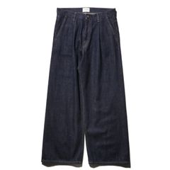 Wide selvedge jeans - One wash（Indigo）