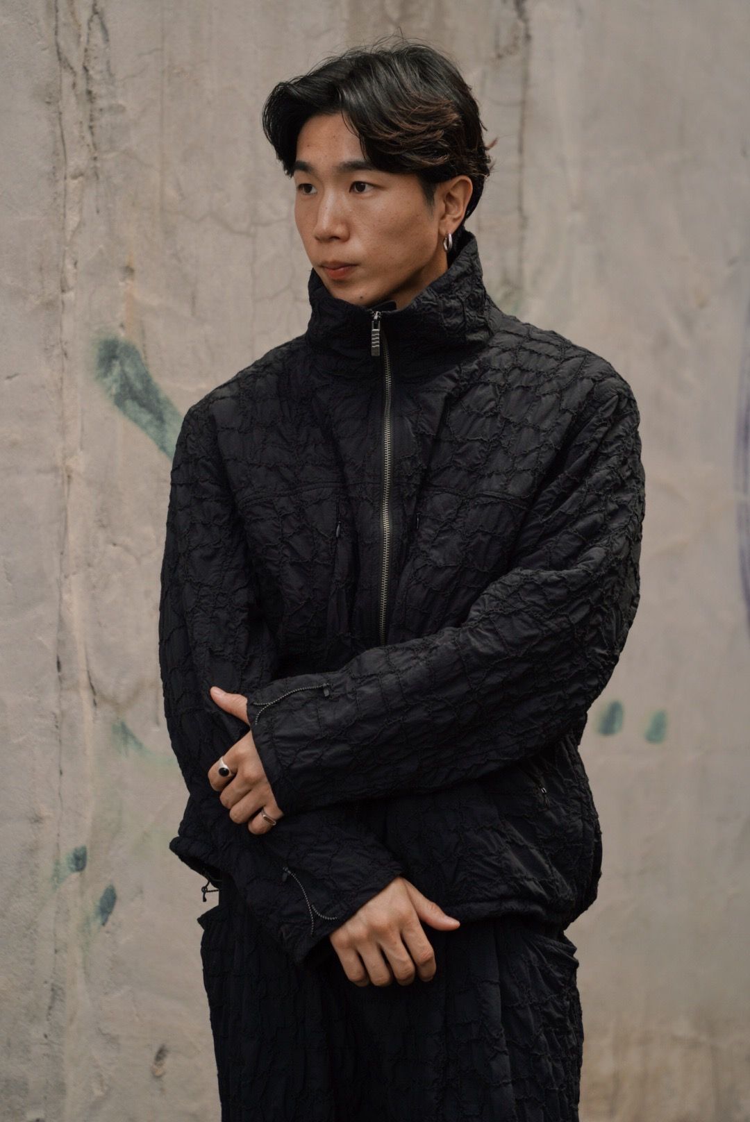 EMB.CODE INSULATION JACKET（BLACK）