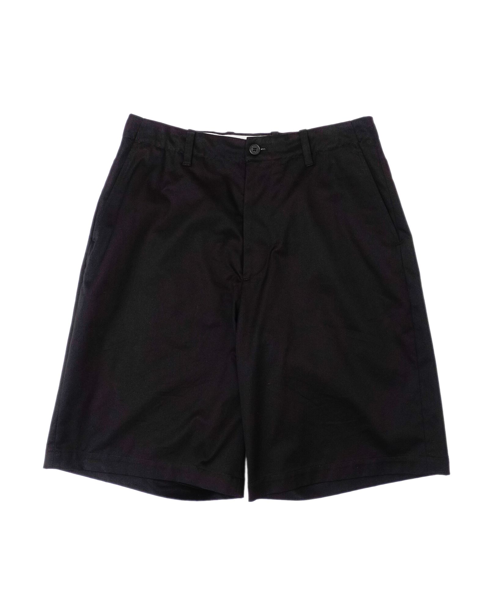 NO TUCK CHINO SHORTS（BLACK）