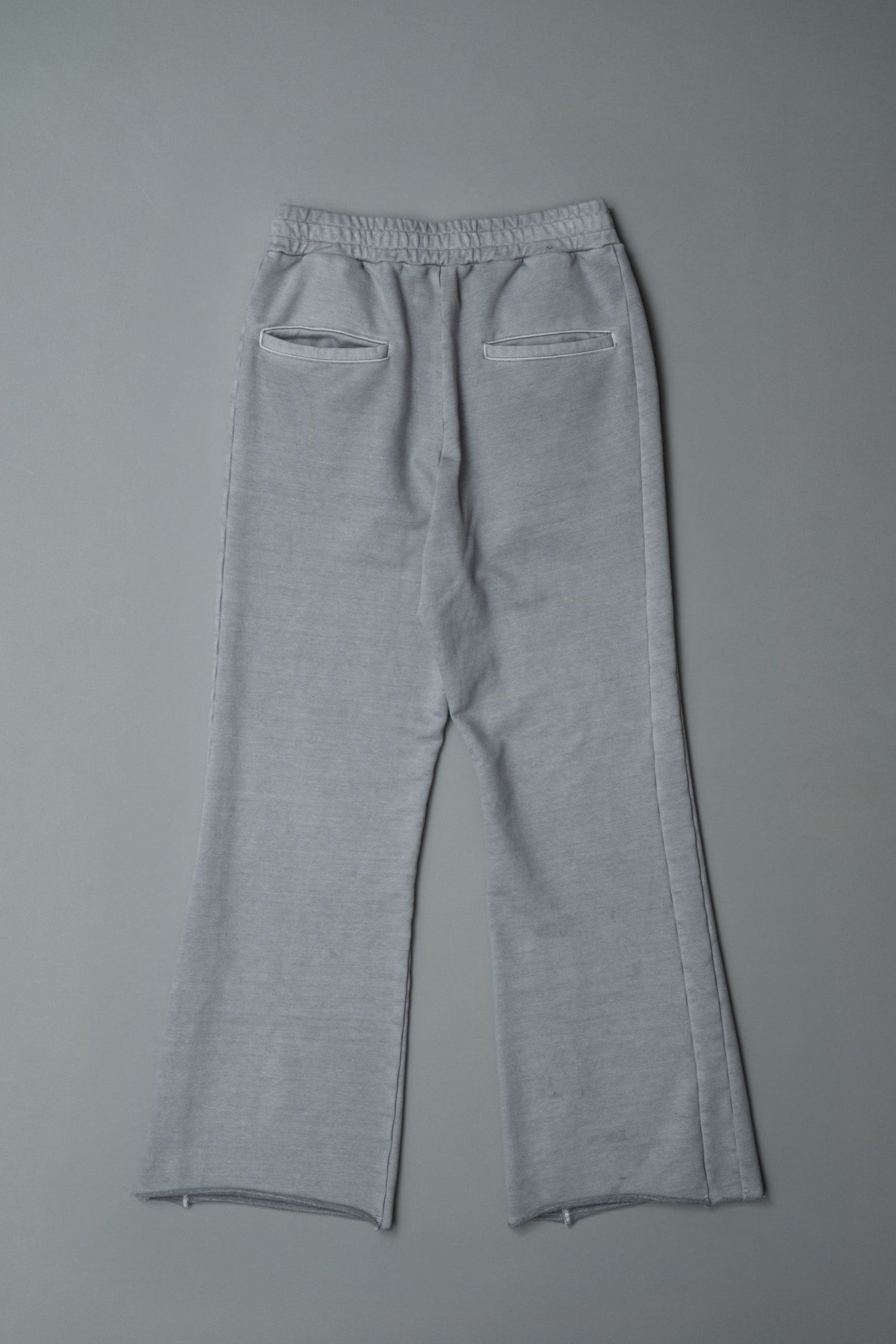 WIDE FLARE SWEAT PANTS（BLACK）