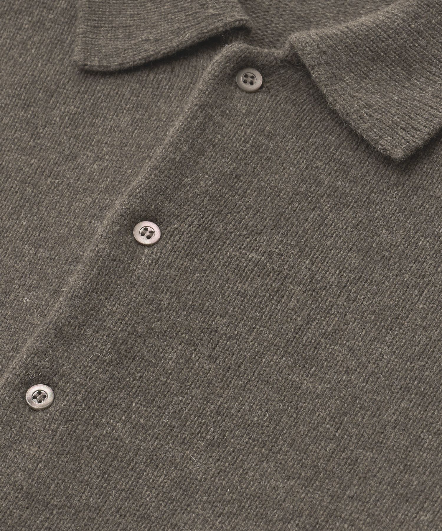 Scape Polo Wool Cardigan（Mole）