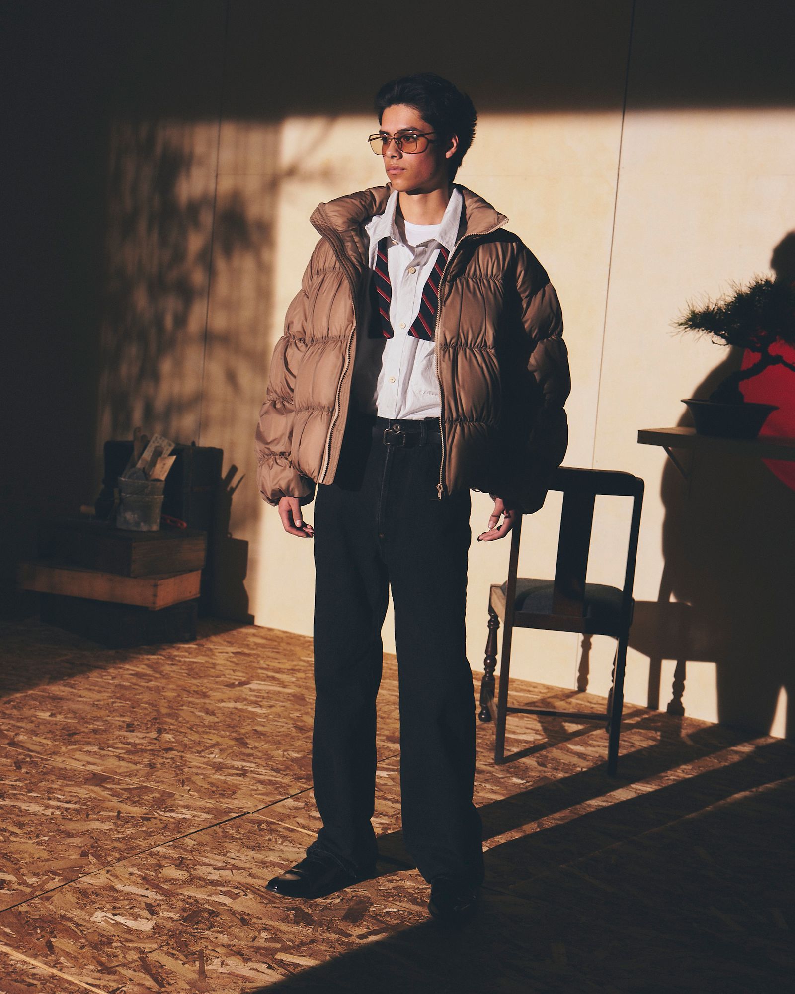 MANUAL DOWN JACKET / ダウンジャケット / （BEIGE）