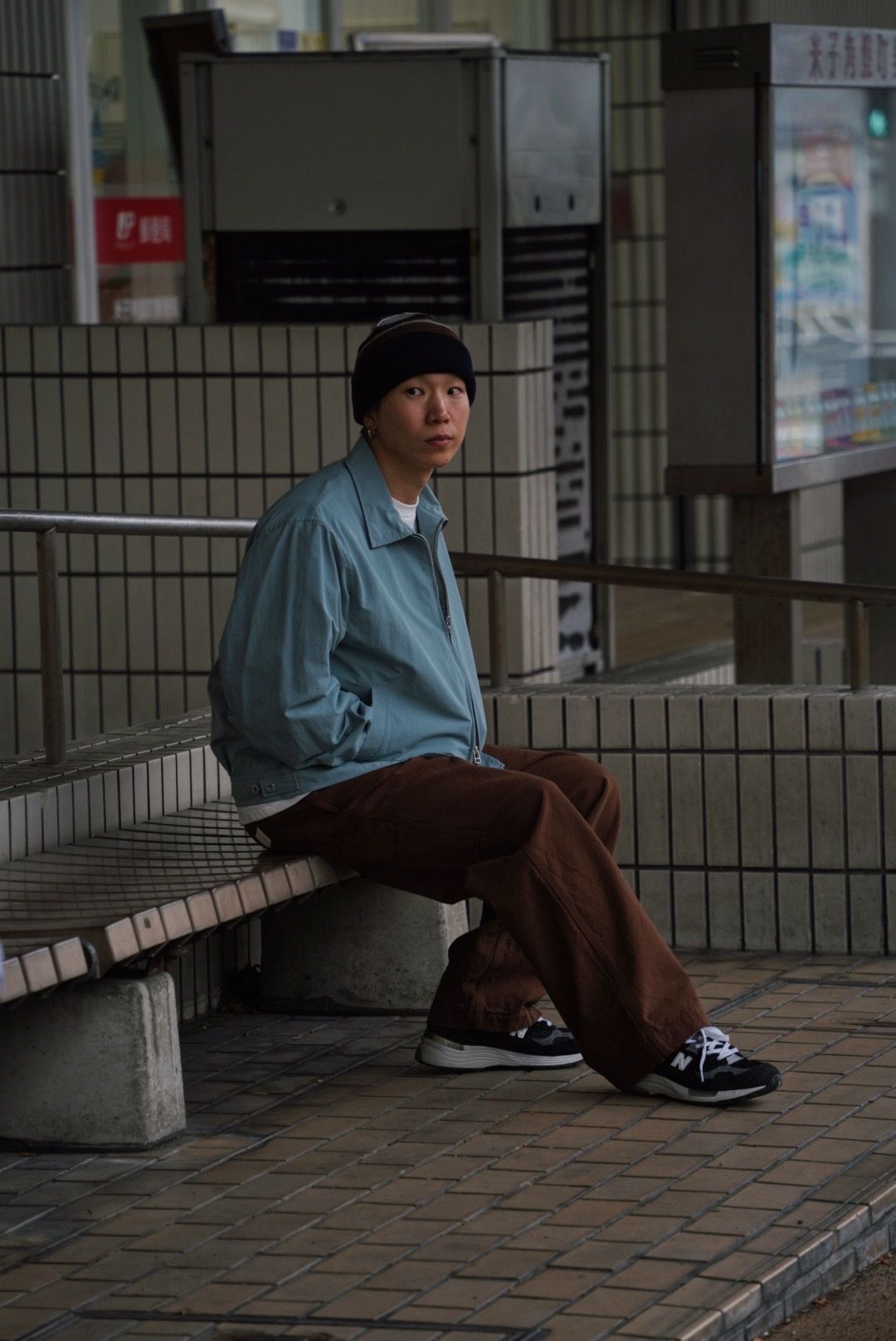 NYLON DRIZZLER JACKET（L.BLUE）