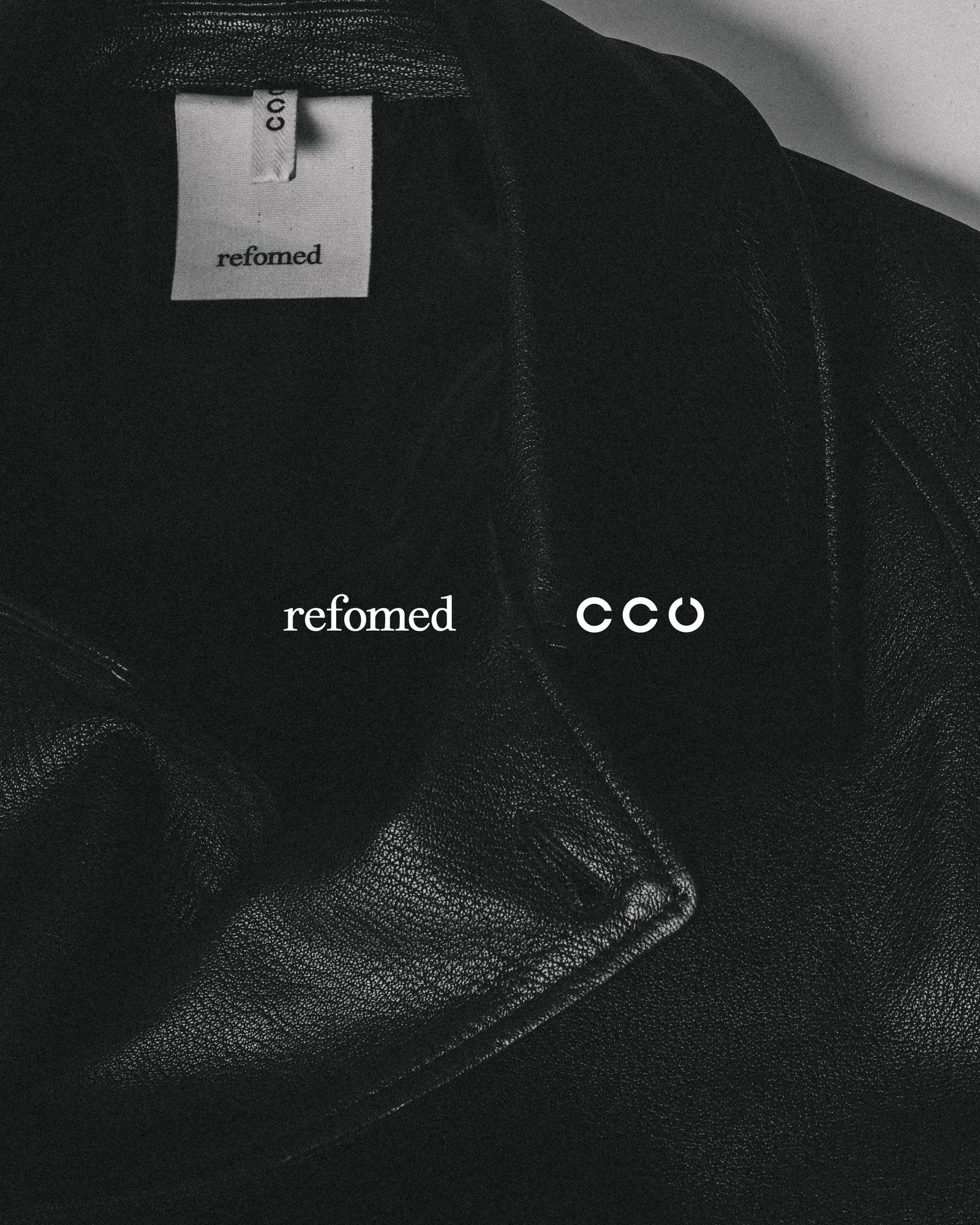 CCU LEATHER FORMAN COAT（BLACK）