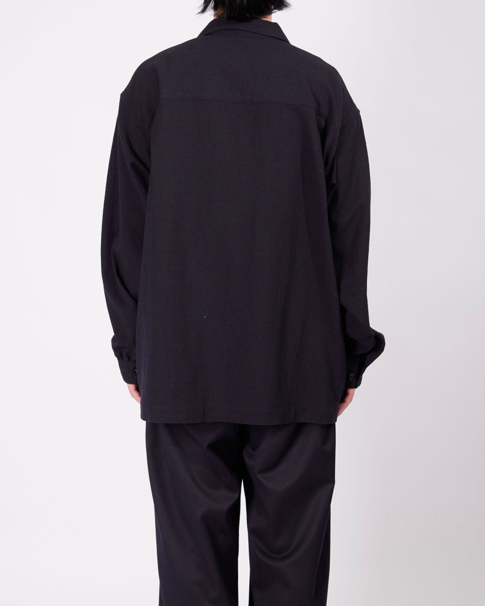 WOOL SHIRTS / ウールシャツ / NAVY