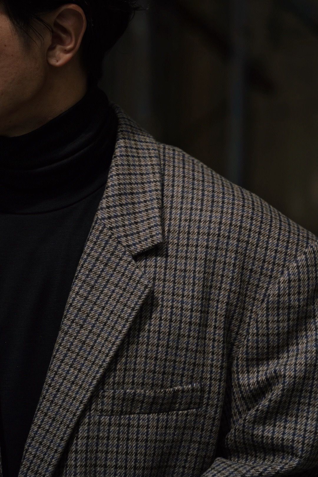 juha OVERSIZED CHECK JACKET