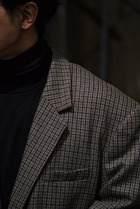 juha OVERSIZED CHECK JACKET