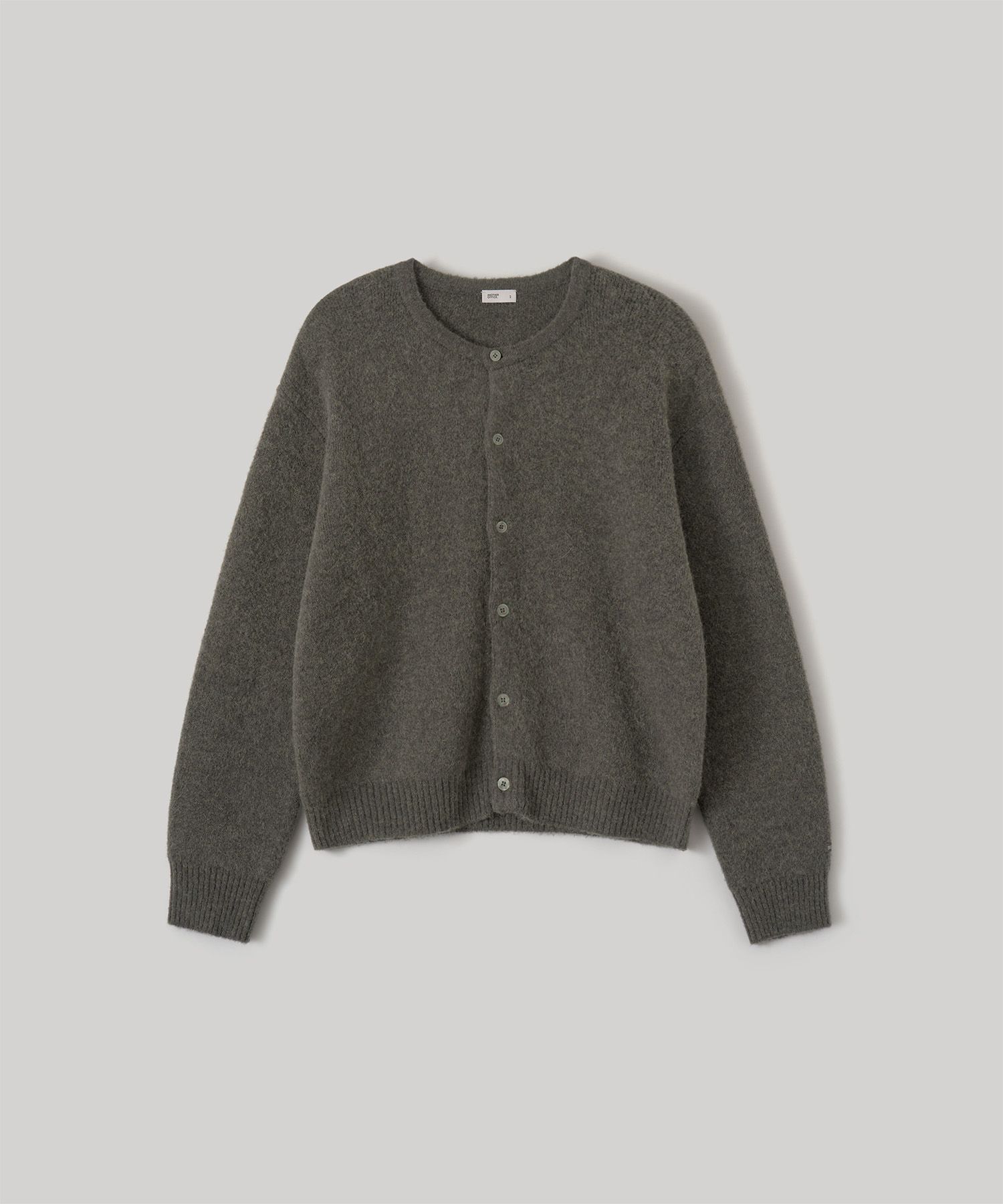 Current Alpaca Roundneck Cardigan（BASALT）