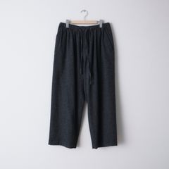 CASHMERE WIDE PANTS（CHARCOAL GRAY ）