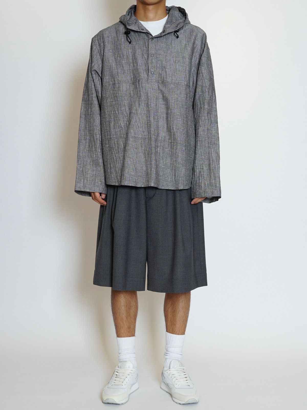 WOOL SHORTS（GRAY）