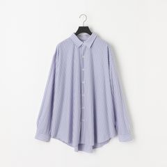 46G Stripe Atmosphere Shirt（SAX BLACK）