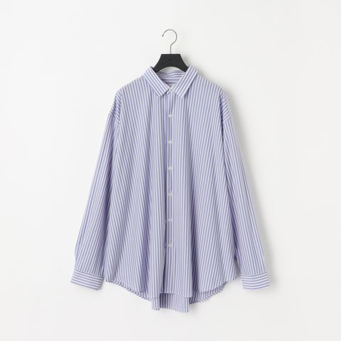 46G Stripe Atmosphere Shirt（SAX BLACK）