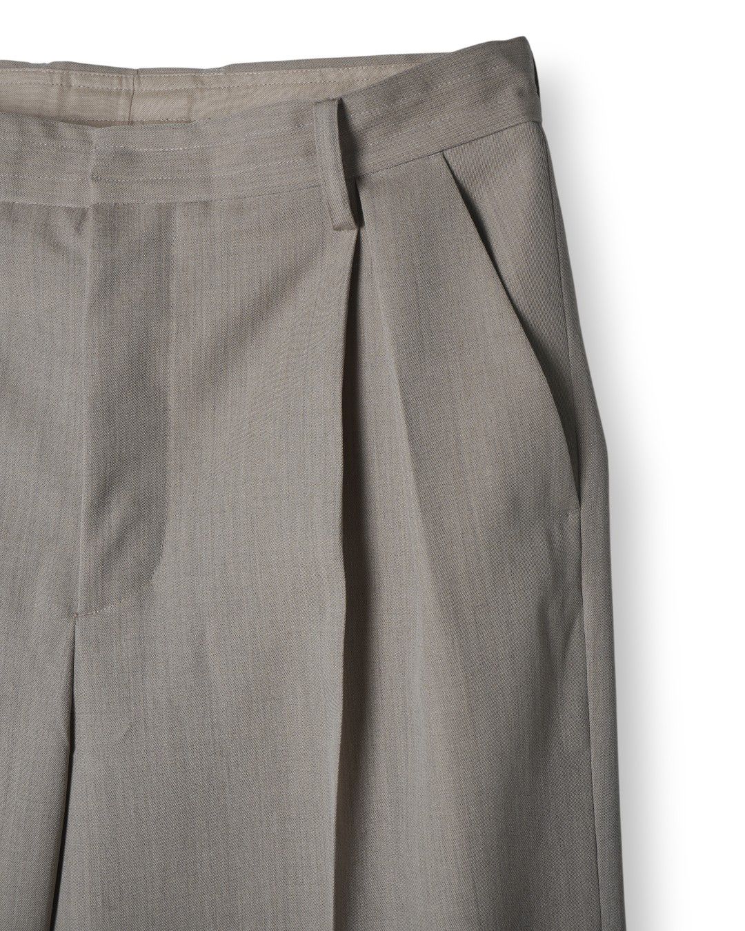 "Sebiro" TUCK PANTS（NATURAL）
