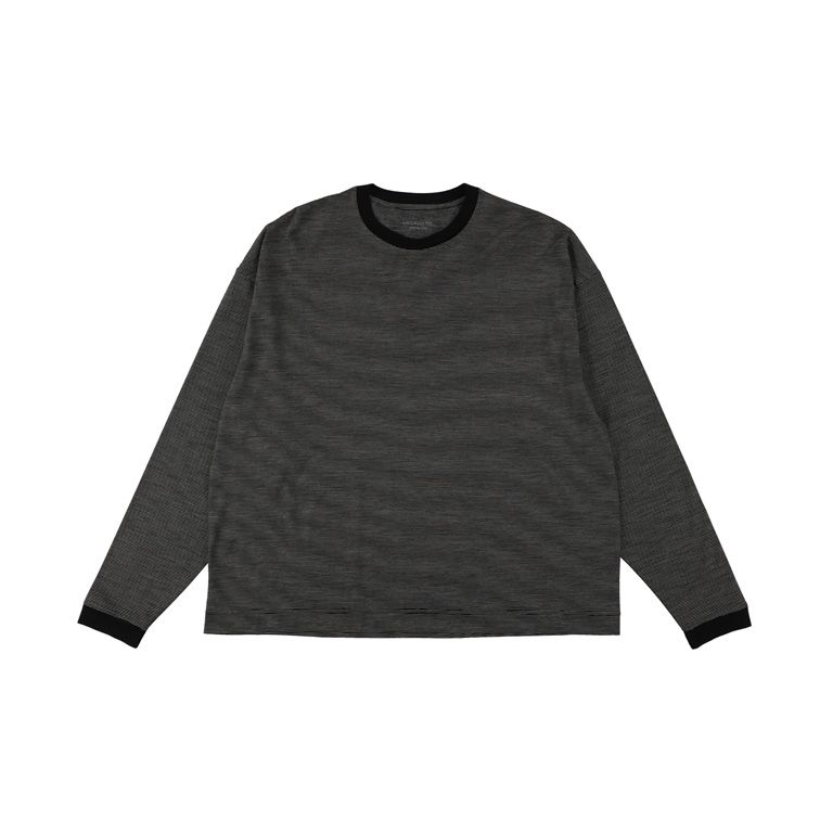 32G Wool LS Tee（BLACK）