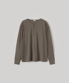 Waffle Henry Pullover（MILD BROWN）