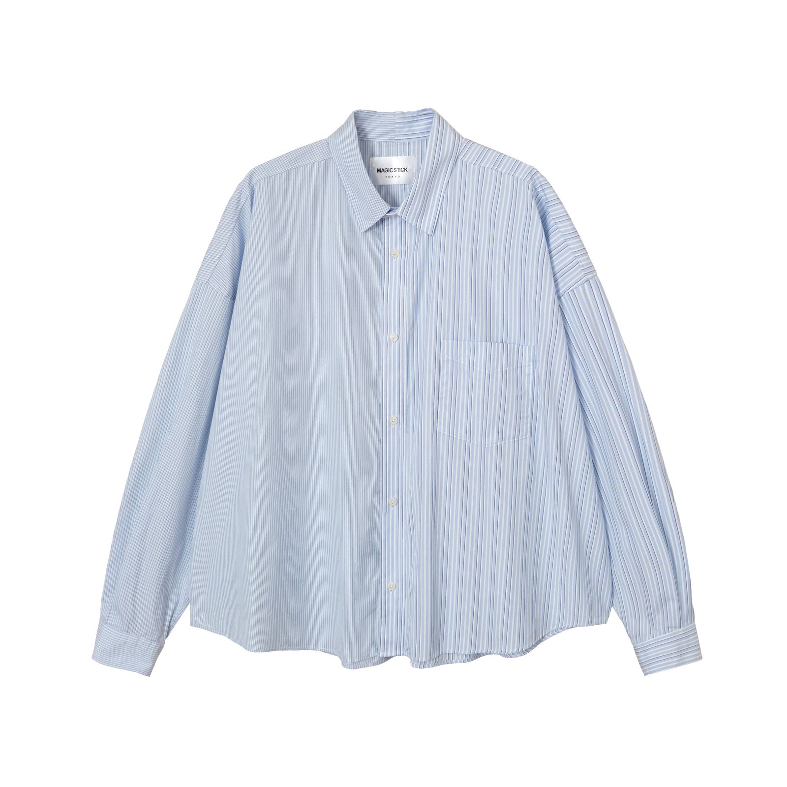 2 Face Dress Shirt v2 (BLUE STRIPES)