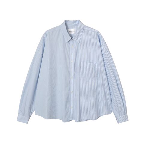 2 Face Dress Shirt v2 (BLUE STRIPES)
