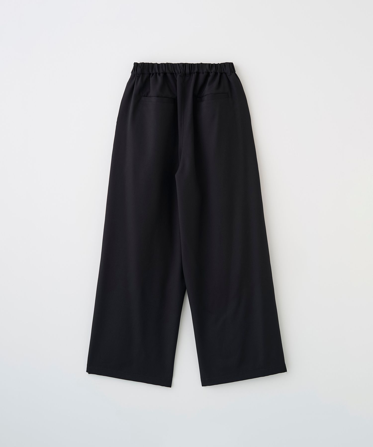 2TUCK WIDE EASY PANTS（BLACK）