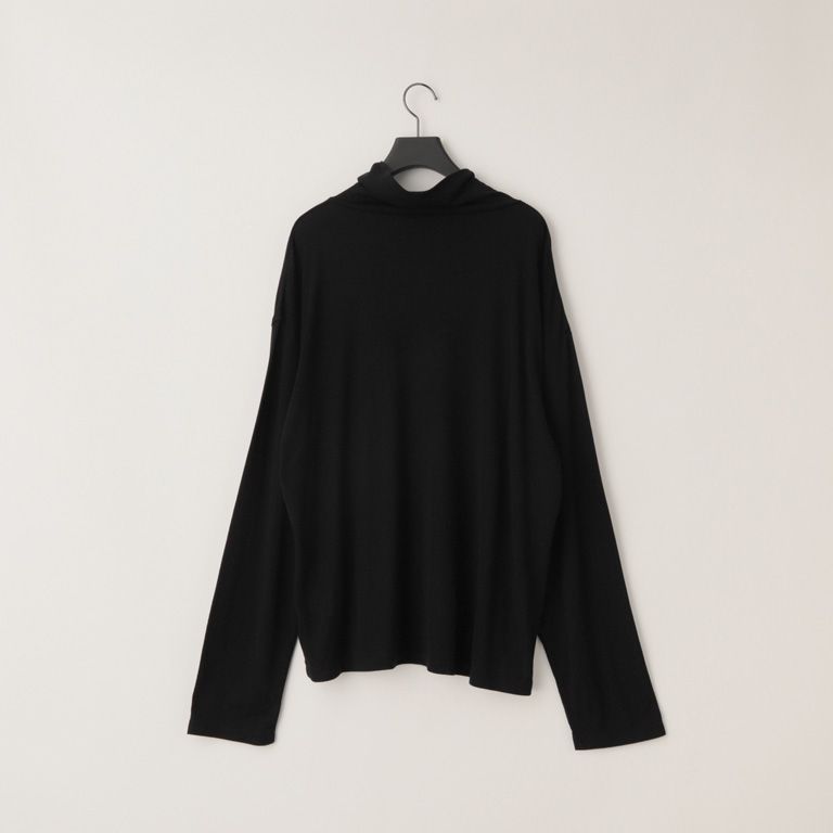 18G Wool Turtleneck（BLACK）