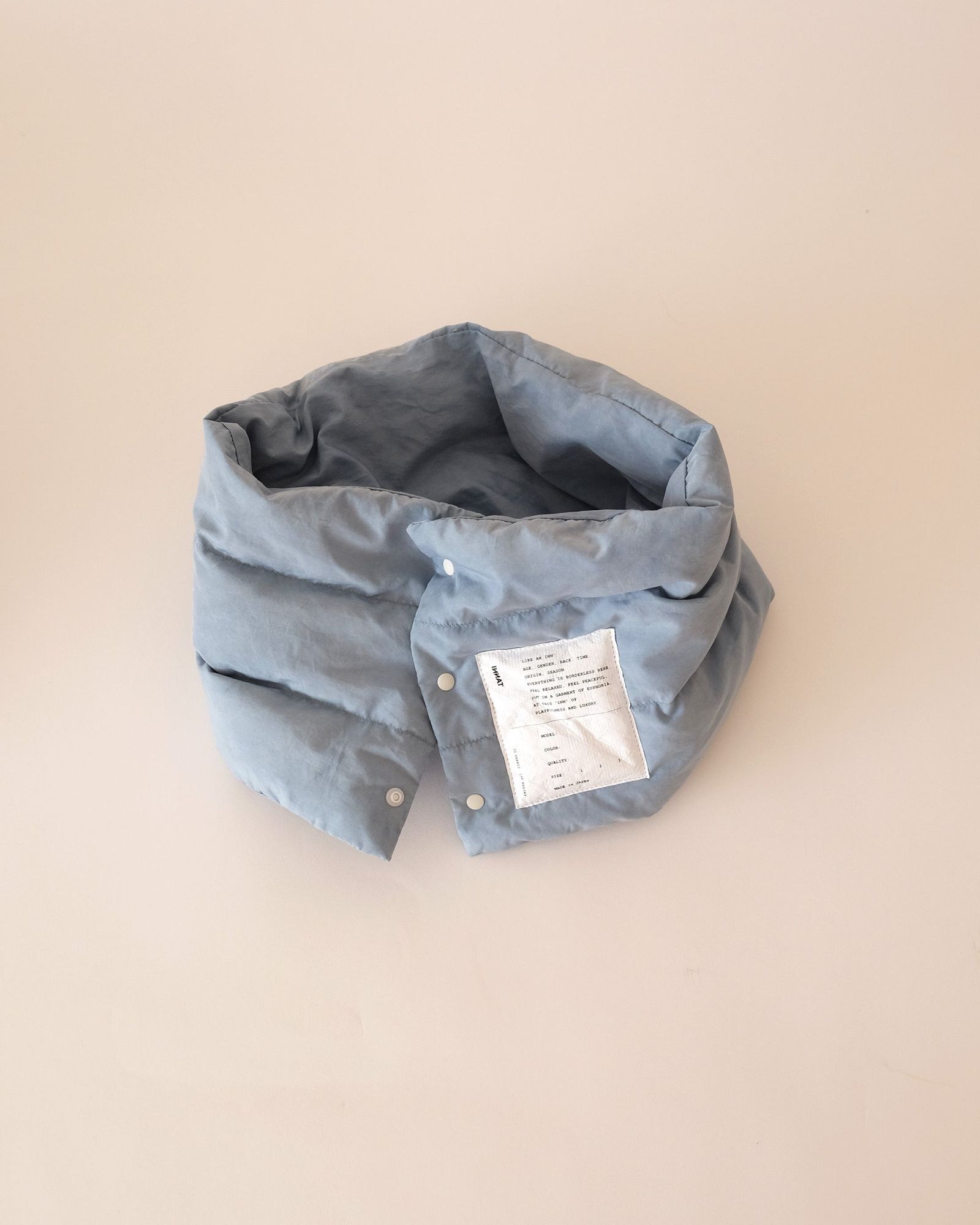 INNAT(インアット) HAND-DYED DOWN SNOOD