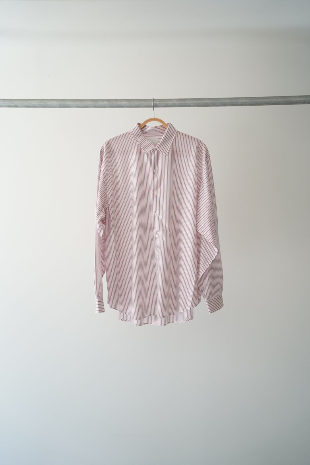46G Atmosphere Stripe Shirt / ストライプシャツ / RED