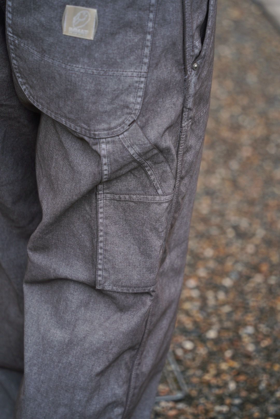 PIGMENT PRINT PAINTER PANTS（BROWN）