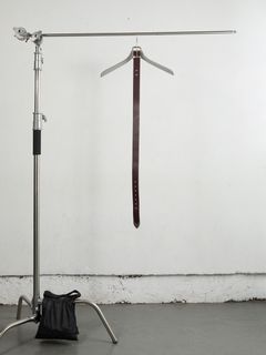 4c LEATHER BELT / レザーベルト / BROWN