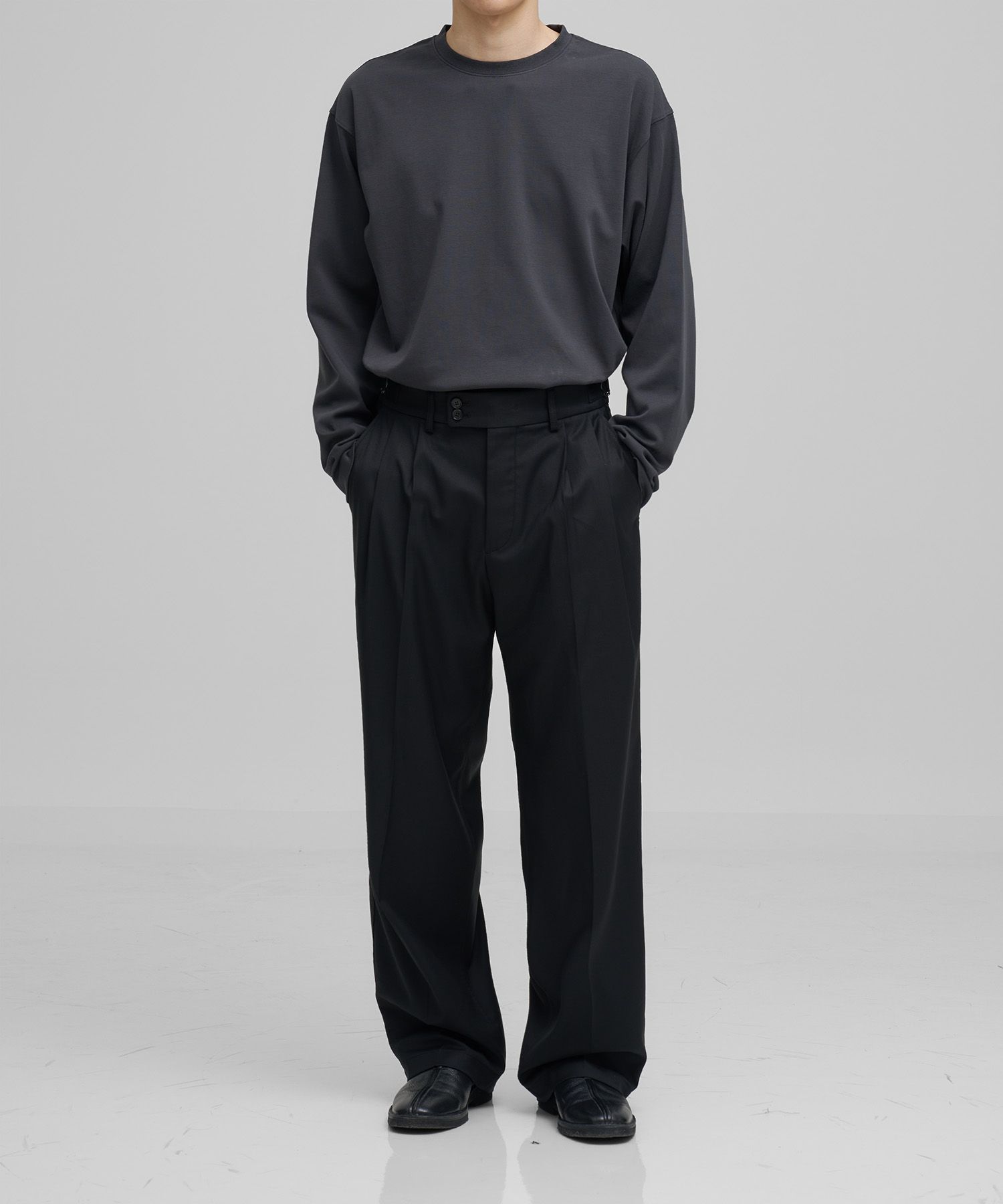 Santiago Slacks Flexible 32L(BLACK)