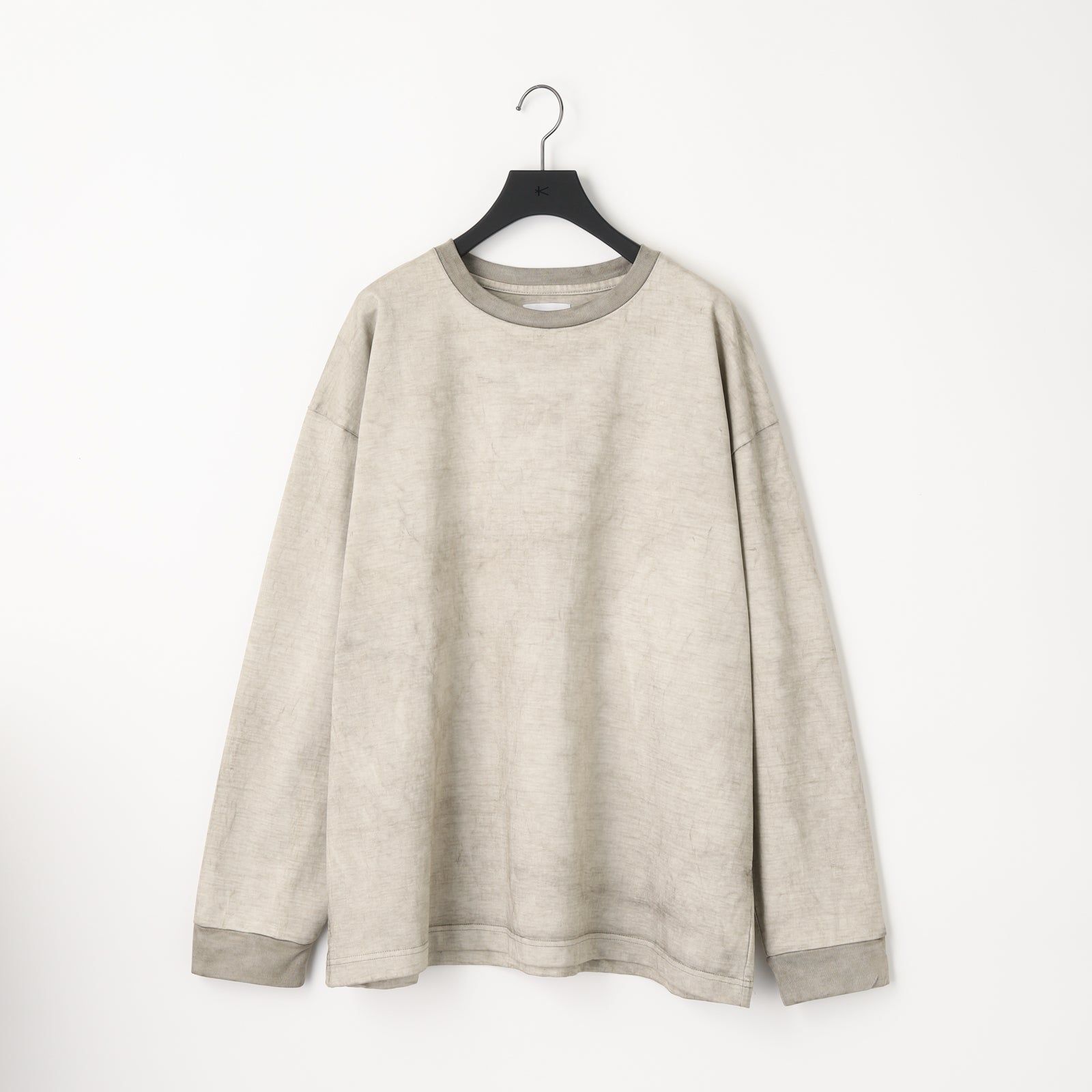 KANEMASA PHIL.(カネマサフィル) 36G Low Twist Garment Dye L/S Tee