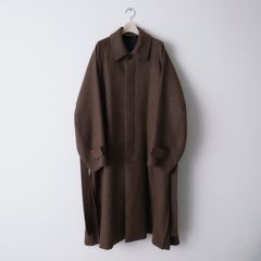 ALPACA OVERSIZE BALMACAN COAT（BROWN）