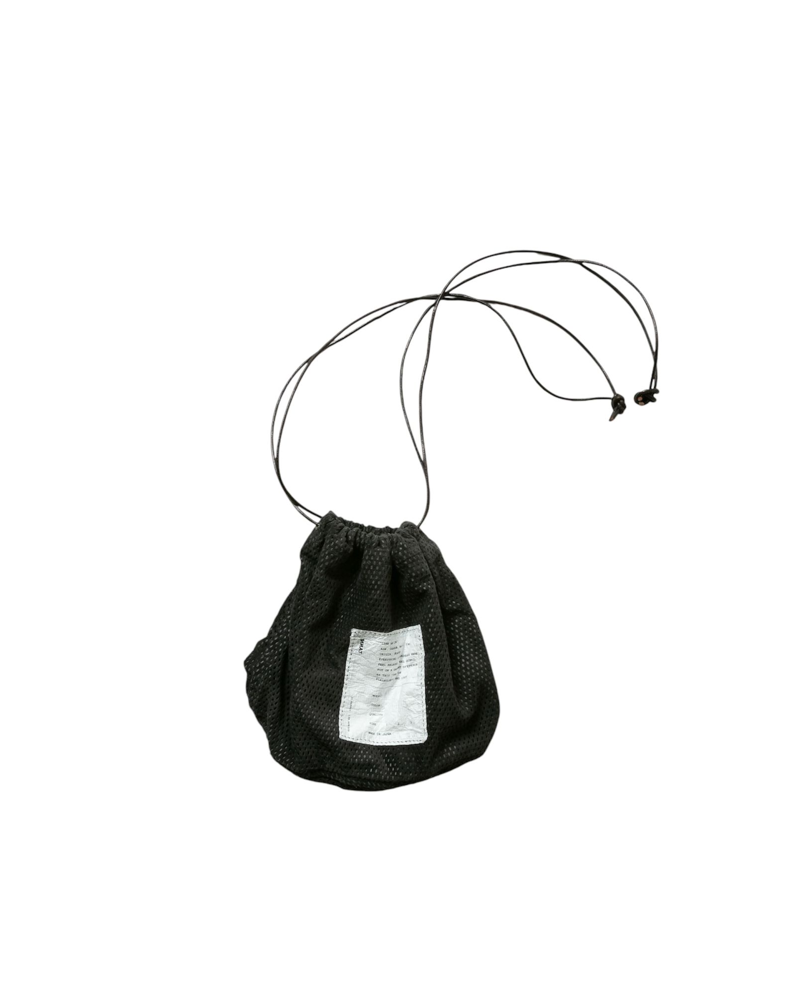 SUEDE CHINCH BAG(BLACK)