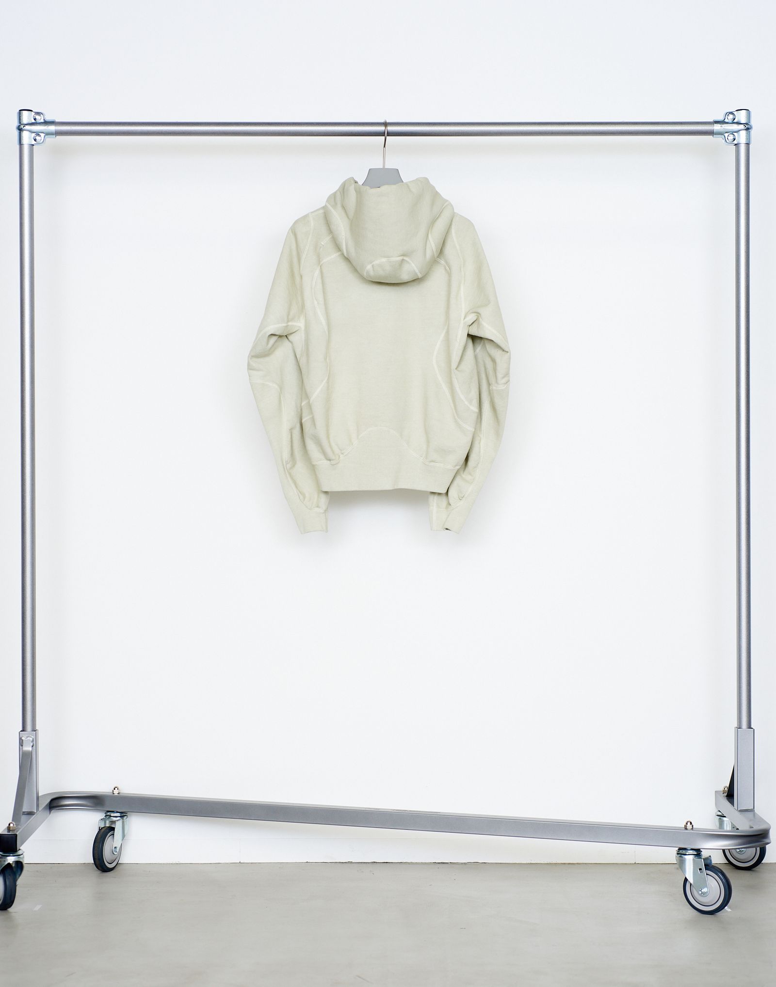 PANELED ZIP UP HOODIE（BONE）