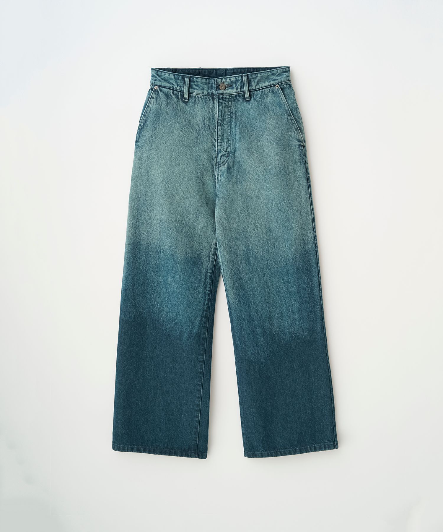 GRADATION WIDE DENIM（STEEL BLUE）