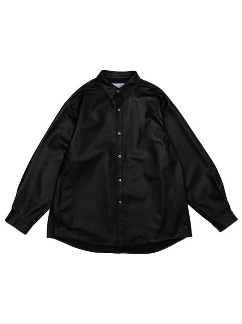 LEATHER SHIRTS JACKET（BLACK）