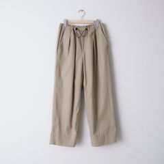 SILK SPINDLE PANTS（BEIGE）