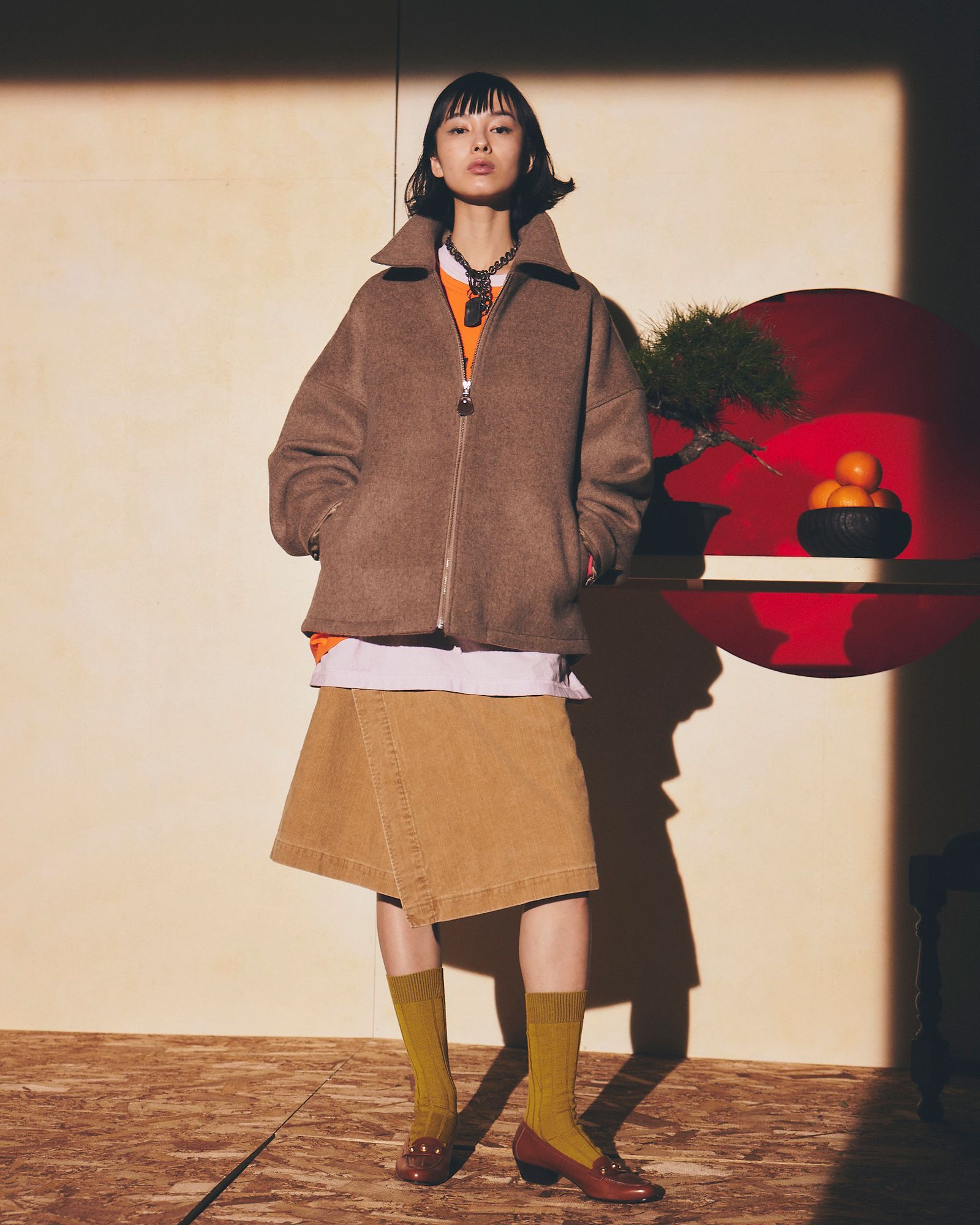 FORMAN WOOL JACKET（BEIGE）