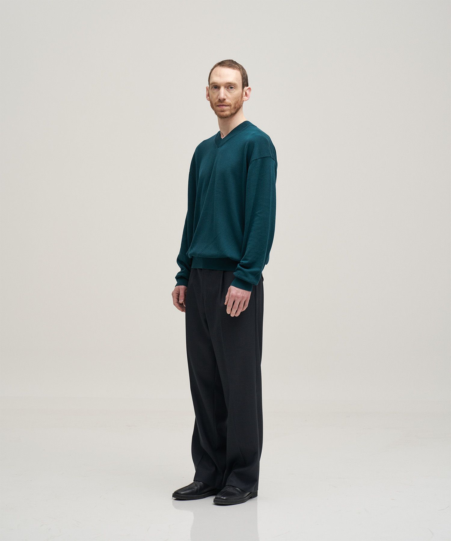 Legacy Wool Trouser（HEATHER CHARCOAL）