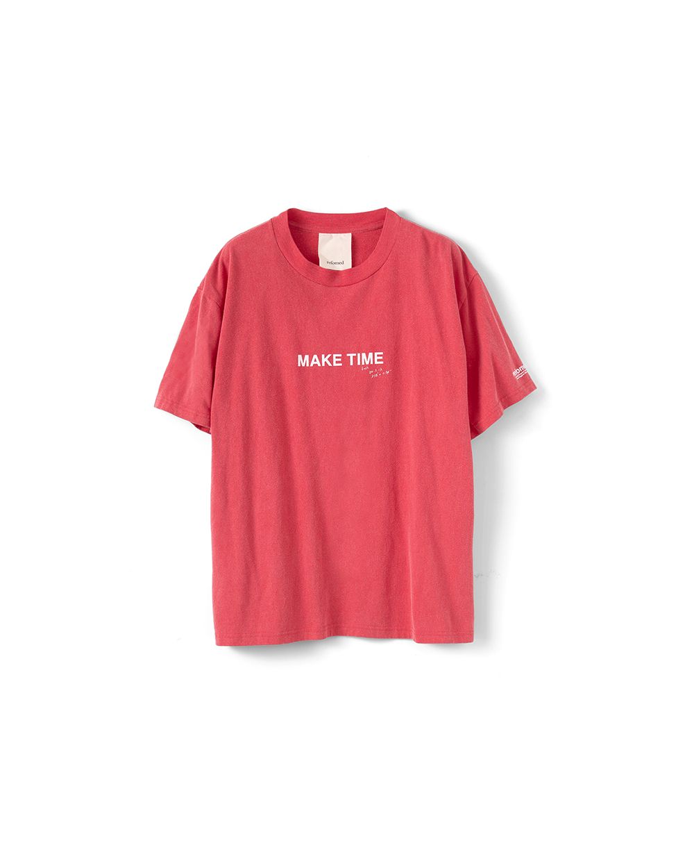 MAKE TIME TEE（RED）