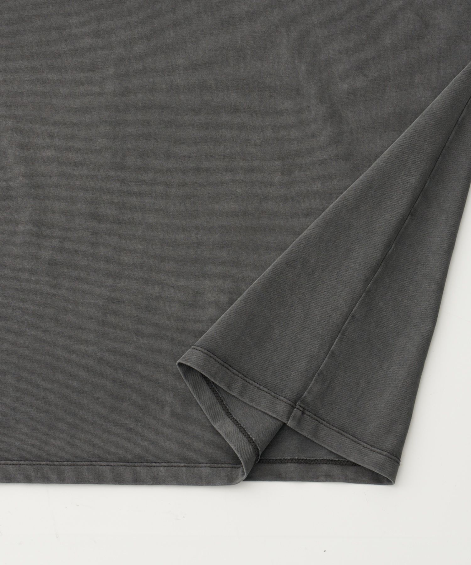 French Henry Neck Garment Tee（DOVE GRAY）