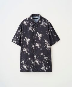 FLORAL S/S SHIRT（BLACK）
