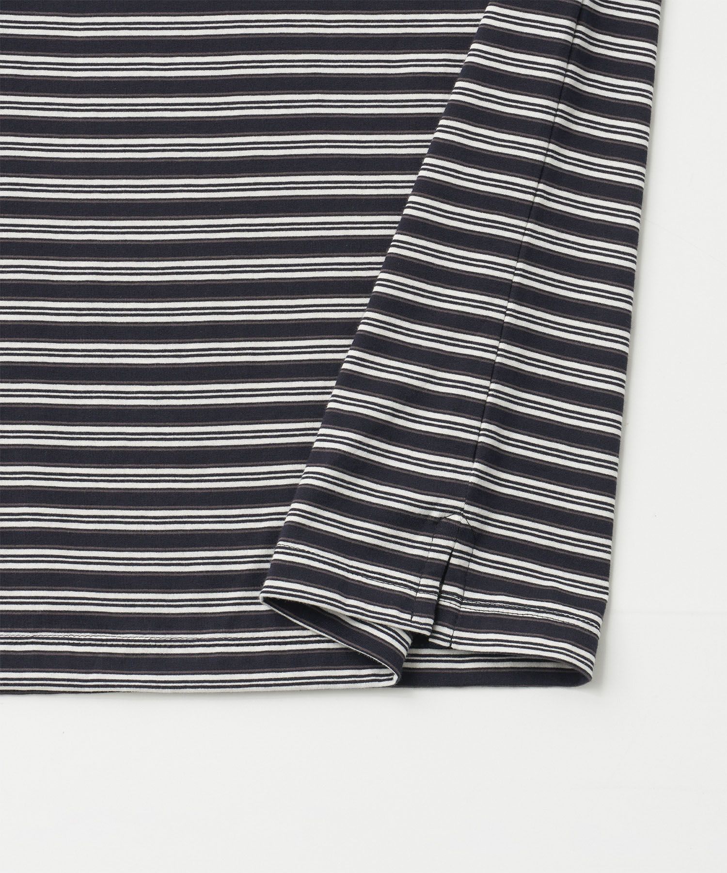 Brief Stripe Short Sleeve TEE（NAVY）