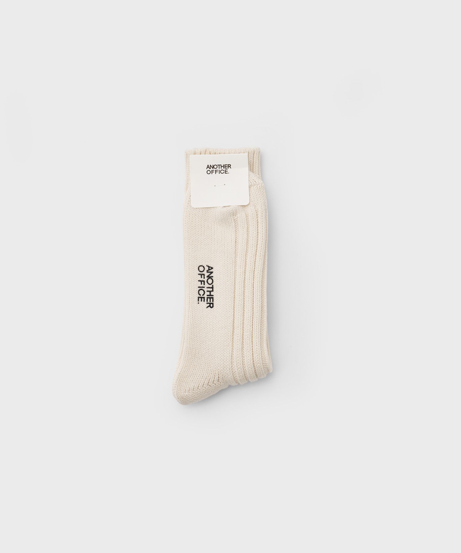 Overlay Ribbed Socks（Ecru）