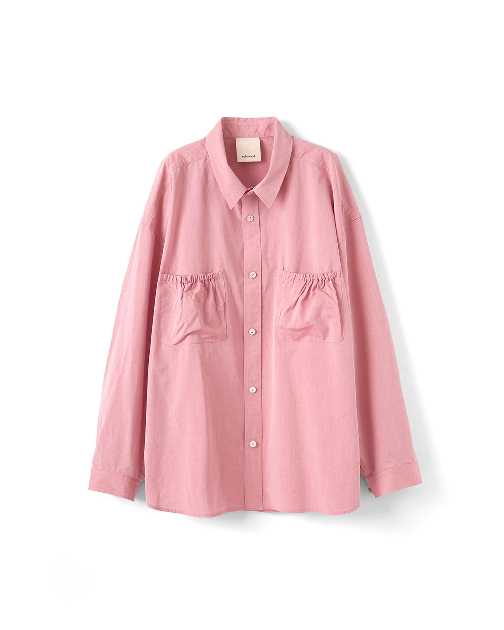 WRIST PATCH WIDE SHIRT（RED）