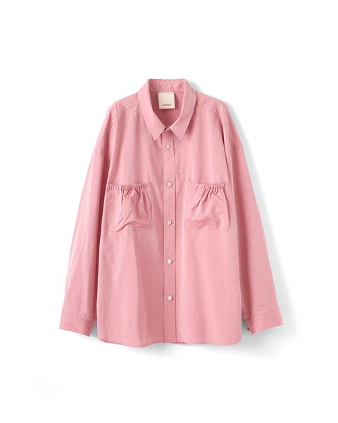 WRIST PATCH WIDE SHIRT（RED）