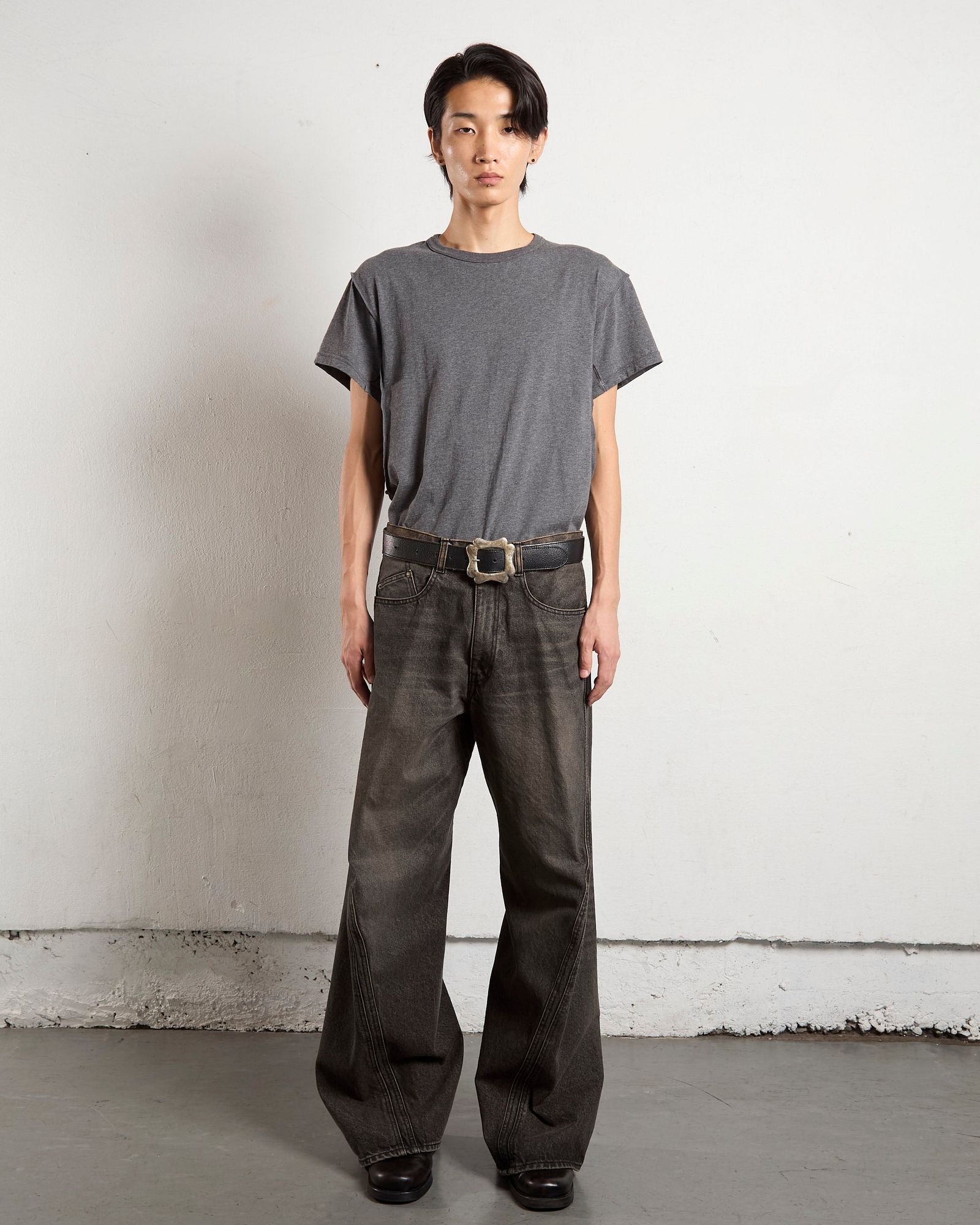 NVRFRGT(ネヴァーフォーゲット)3D TWISTED WIDE LEG JEANS