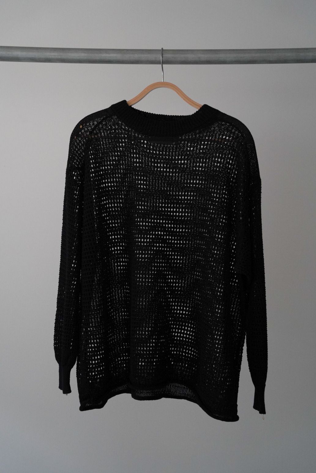 WAFFLE MESH SWEATER（KHAKI）