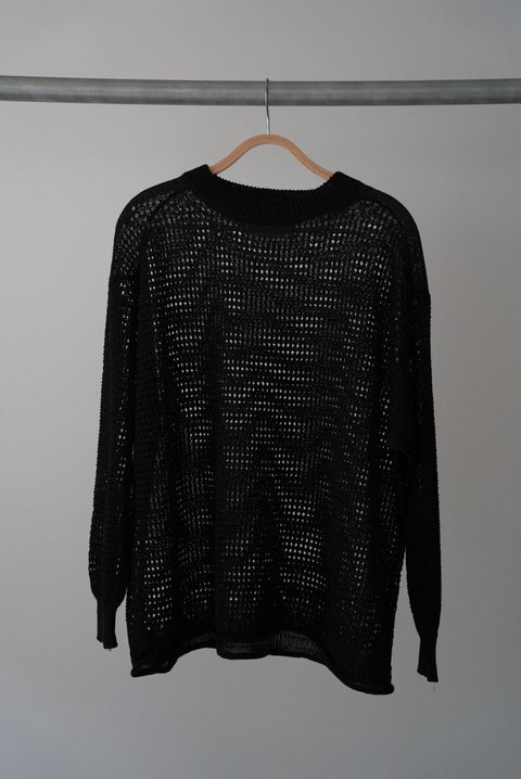 WAFFLE MESH SWEATER（KHAKI）